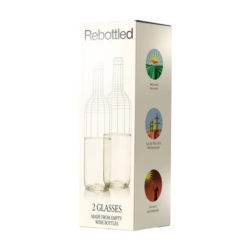Rebottled® Tumbler 2-pack verres