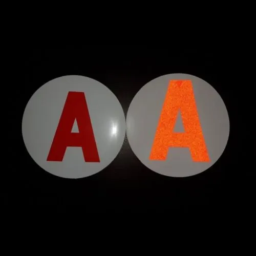 Disque AAC Réfléchissant Personnalisé - Conduite Accompagnée