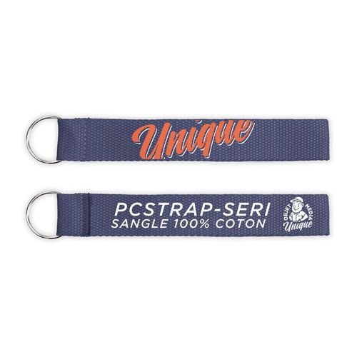 Porte-clés Coton Tissé Sérigraphié - Personnalisable Pantone