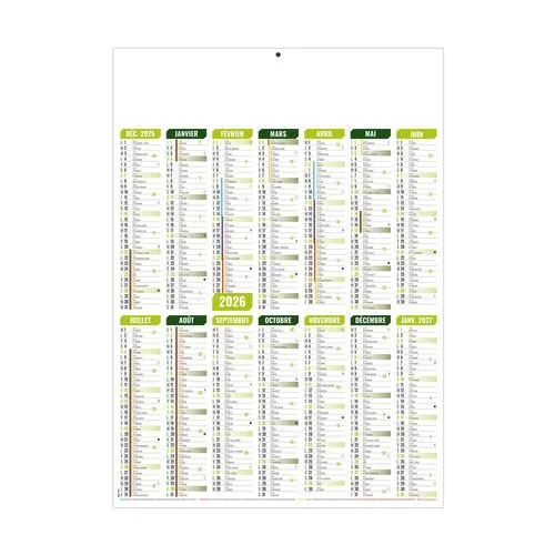 MARIANNE VERT 2026 - MIDI 335 x 430 mm - CC REMBORDE - VERSO FRANCE ROUTIERE - SANS MARQUAGE - IDENTIQUE RECTO VERSO