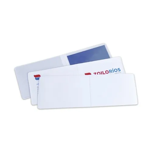 Pochette Porte-Cartes Publicitaire 2 Emplacements avec Poche Facture