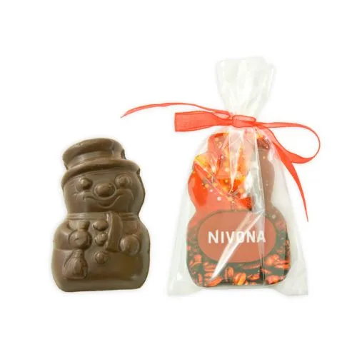 Bonhomme de neige de chocolat
