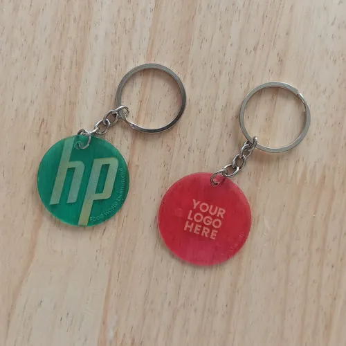 Porte-clés Écologique en Biomatériau Souple Personnalisable