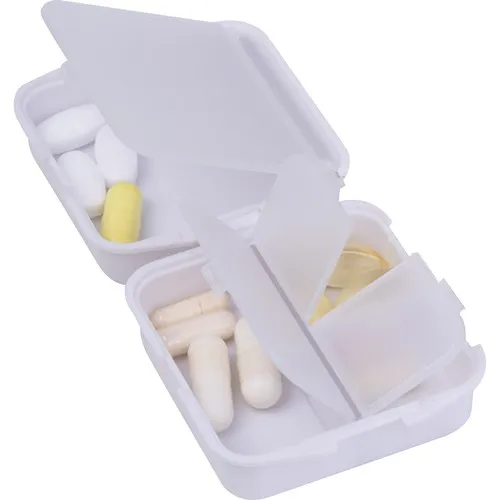 Pilulier publicitaire 4 compartiments personnalisable