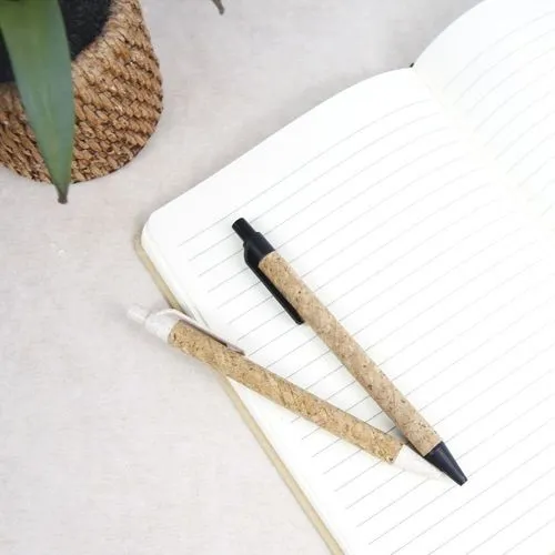 Stylo à bille LIEGE Encre noire Bleu