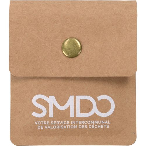 Cendrier de Poche Personnalisable en Papier Kraft - Objet Pub Écologique