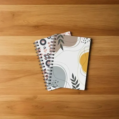 Bloc-notes à Anneaux A6 Couverture Carton Laminé Personnalisable