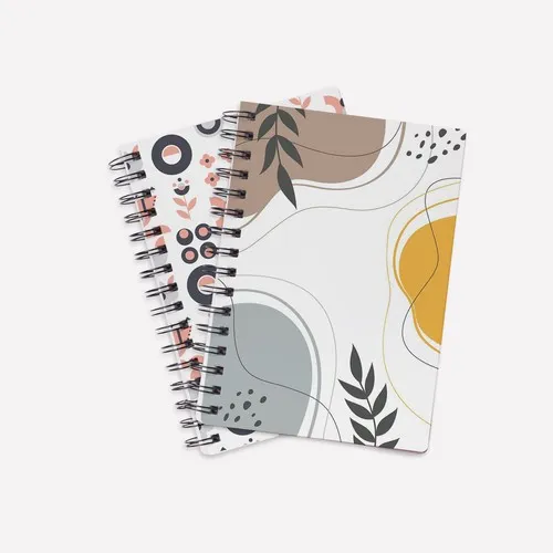 Bloc-notes à Anneaux A6 Couverture Carton Laminé Personnalisable