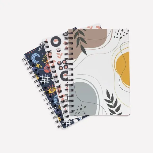 Bloc-notes à Anneaux A6 Couverture Carton Laminé Personnalisable