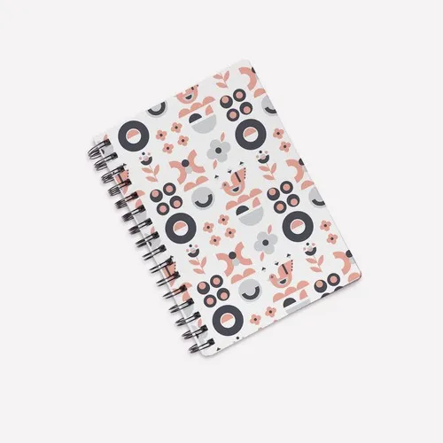 Bloc-notes à Anneaux A6 Couverture Carton Laminé Personnalisable