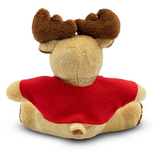 Peluche Renne avec T-shirt Personnalisable - Cadeau d'Entreprise Noël