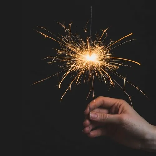 Cierges Étincelants Personnalisables 18 cm - Boîte de 10