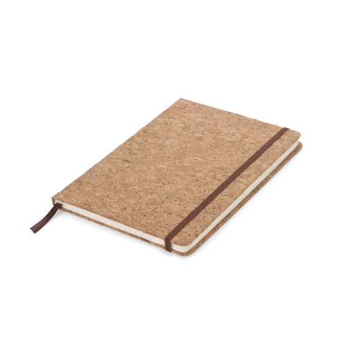 Carnet A5 Couverture Liège Personnalisable - 70 Pages Écru