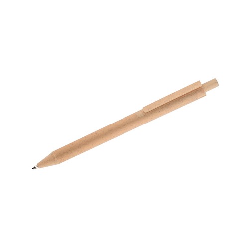 Stylo à bille écologique en paille naturelle - Personnalisable