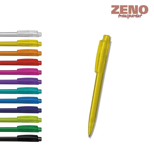 Stylo Bille Transparent Personnalisable Zeno - Encre Longue Durée