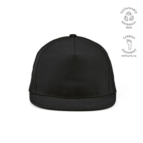 Casquette Cornell, rCOTON 280 g/m². 5 pans, fermeture à pression