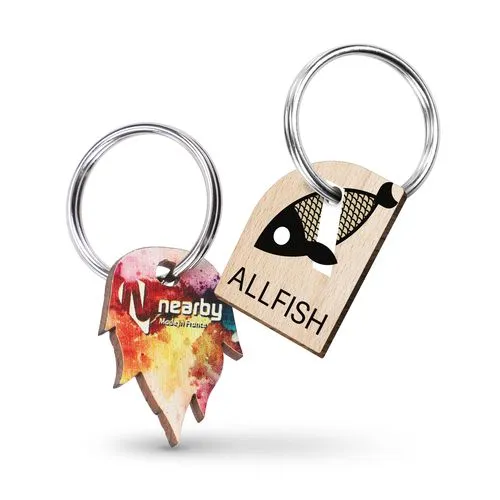 PORTE-CLÉS BOIS -35MM- FRANCE