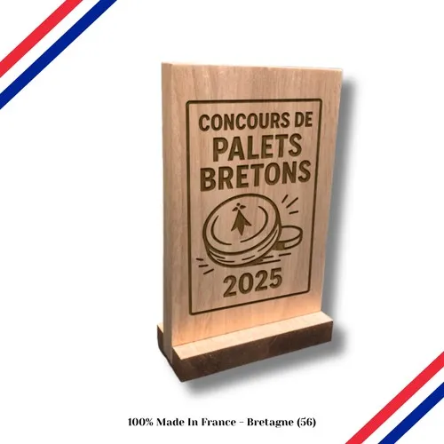 Trophée Bois Personnalisable – Fabrication Française PEFC