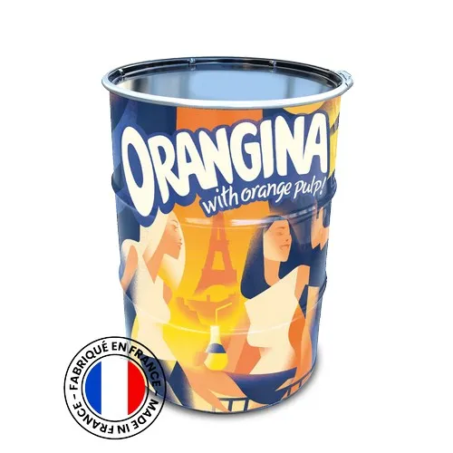 Baril Publicitaire 200L Personnalisable - Fabriqué en France