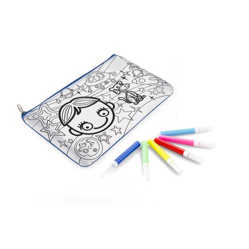 Trousse à Colorier Personnalisable avec Feutres - Cadeau Créatif B2B