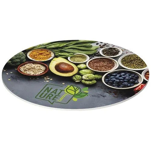 Dessous de Verre Rond Personnalisable - Impression Couleur Intégrale