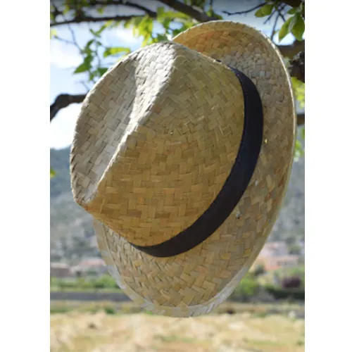 Chapeau Borsalino en Paille Verte Personnalisable - Dès 100 unités