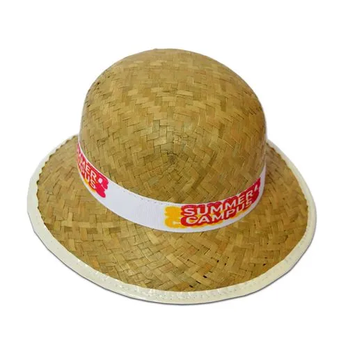 Chapeau Borsalino en Paille Verte Personnalisable - Dès 100 unités