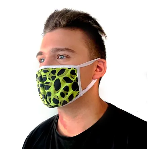 Masque Facial Personnalisable à Sublimation - Double Couche Premium
