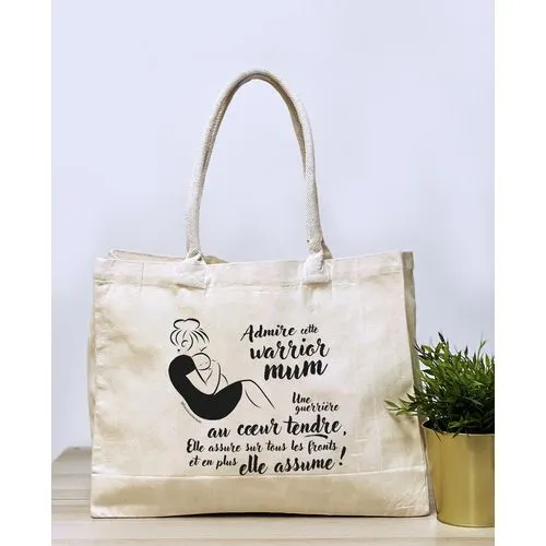 Sac Coton Naturel à Soufflet 280g - Personnalisable & Éco-responsable