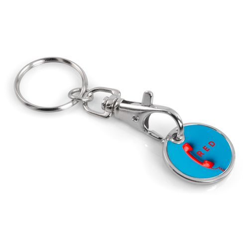 Porte-Clés Jeton Métallique Personnalisable Quadri - Dès 500 ex
