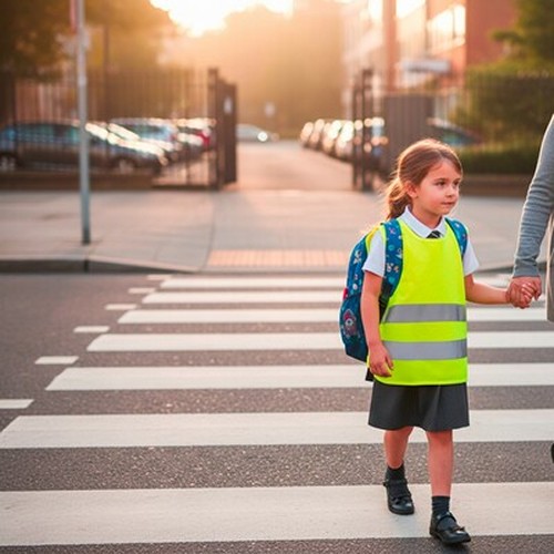 Gilet Réfléchissant Enfant Personnalisable | Sécurité Haute Visibilité