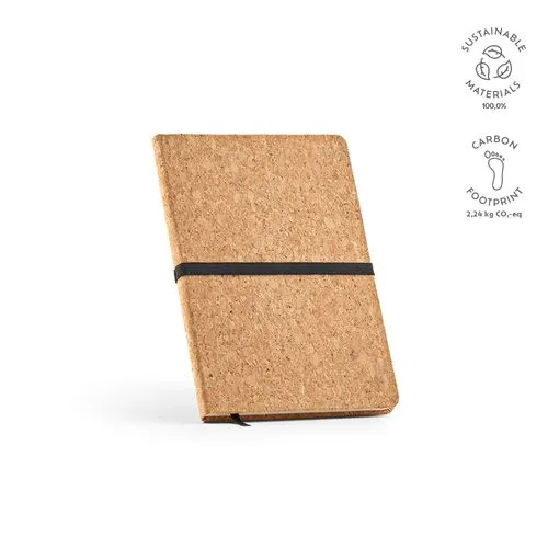 Carnet Goethe couverture en liège, 196p recyclées 70g/m²