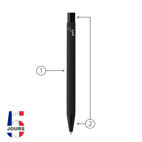 Stylo bille NoClip Push noir