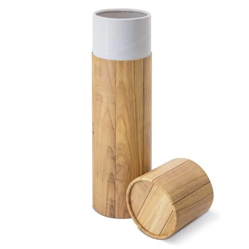 SAC PAPIER EFFET BOIS 1 BOUTEILLE "ABETO"