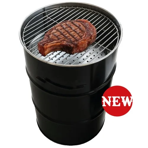 Bidon Barbecue 220L Acier Galvanisé Personnalisable - Fabrication FR