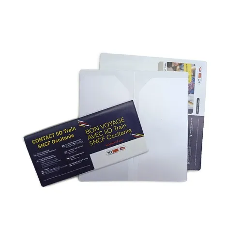 Pochette Porte-Billets Train Personnalisable en PVC | Sérigraphie