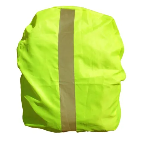 Housse de bagage fluo personnalisable avec bandes réfléchissantes