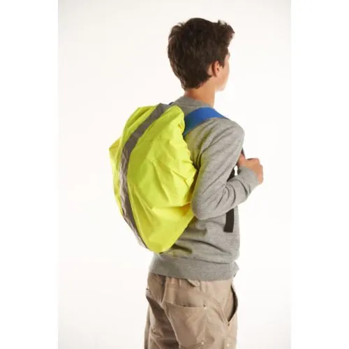 Housse de bagage fluo personnalisable avec bandes réfléchissantes