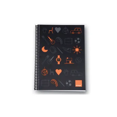 Cahier à spirales personnalisé par sérigraphie - Support professionnel