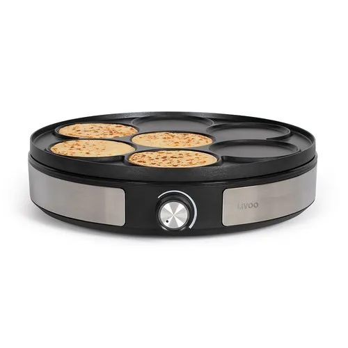 Crêpière Réversible Personnalisable - 1500W Double Face