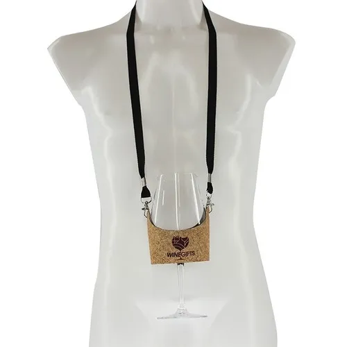 Porte-Gobelet Écologique RPET avec Longe Personnalisable