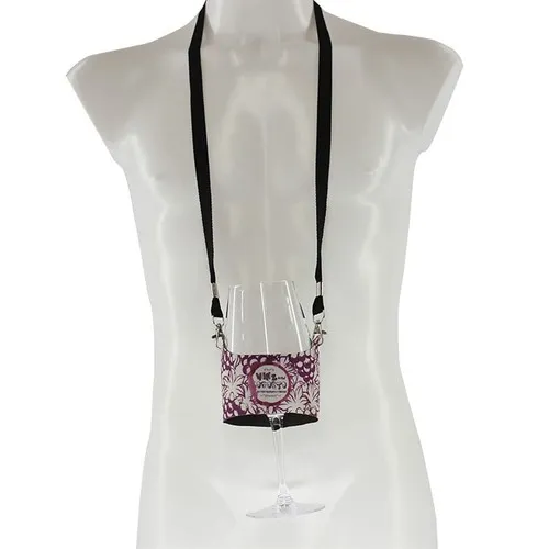 Porte-Gobelet Écologique RPET avec Longe Personnalisable