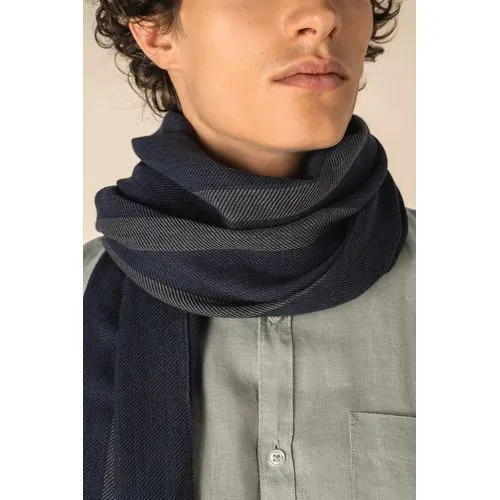 Chèche à Rayures Unisexe Personnalisable - Coton et Viscose