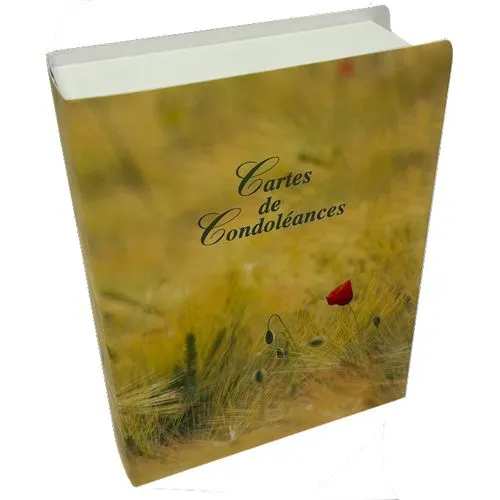 Boîtes à Cartes de Condoléances Personnalisables - Grand Format