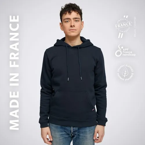 Hoodie Molletonné Homme Bio Personnalisable - Coton Organique 300g