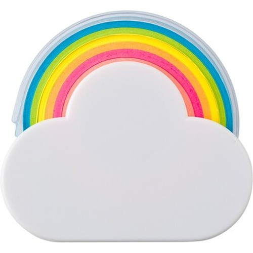 Distributeur Mémo Nuage Personnalisable - 5 Couleurs de Rubans