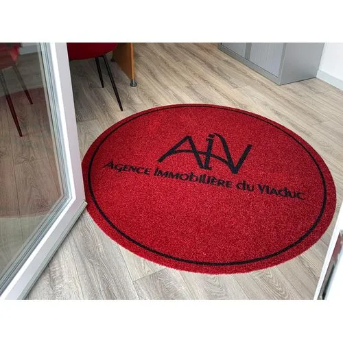 Tapis logo rond