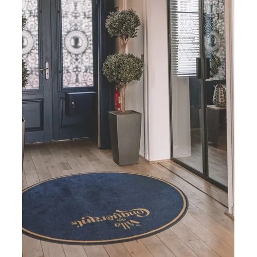 Tapis logo rond