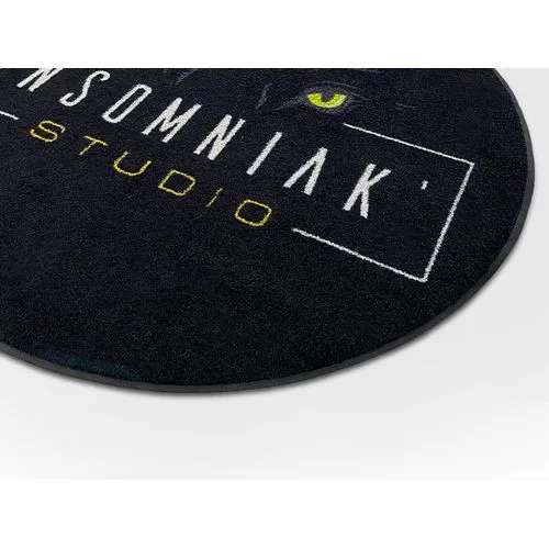 Tapis logo rond