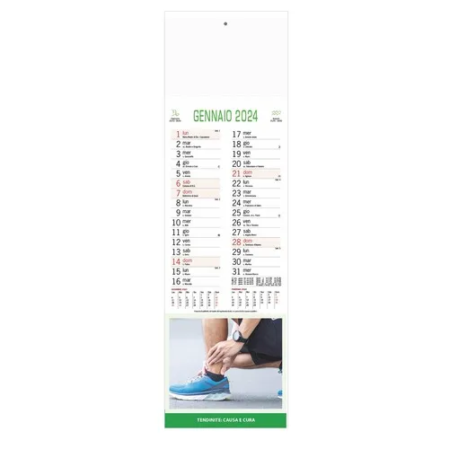 Calendrier Pharmacien Trimestriel 12 Feuilles Personnalisable